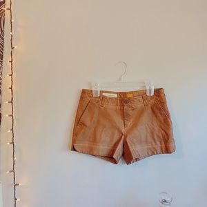 Pilcro and the Letterpress Faux Leather Shorts 27